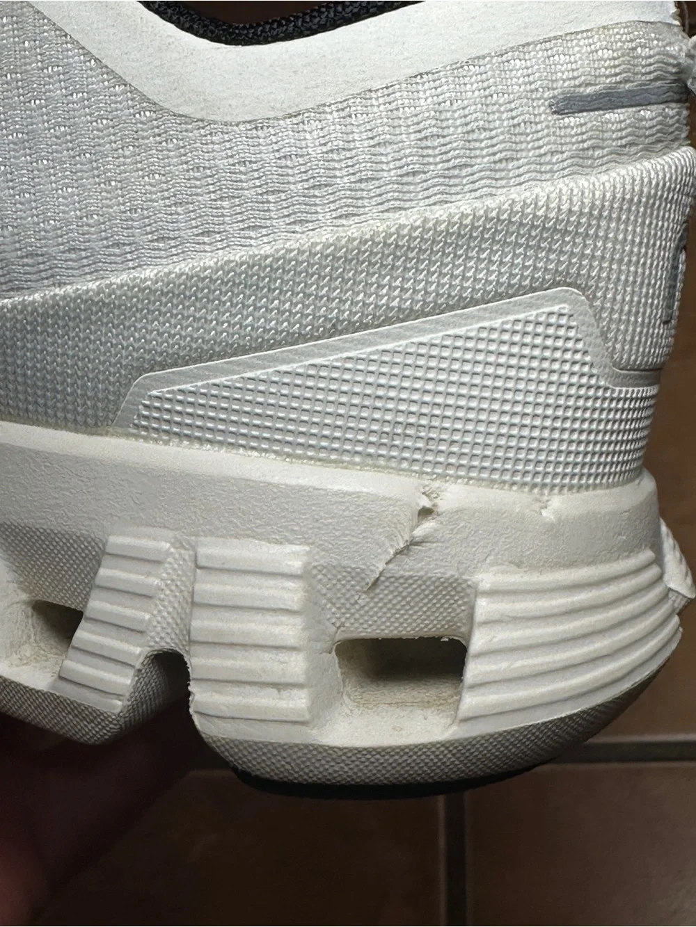 On Running Cloud X Women's Athletic Shoes in White and Black - 8